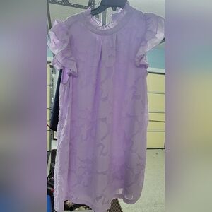 NWT lavender floral dress size large